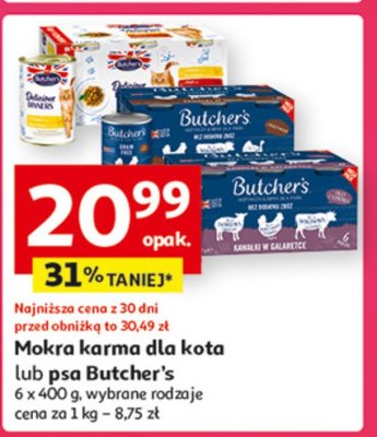 Karma dla psa z jagni臋cin膮 Butcher's grain free promocja