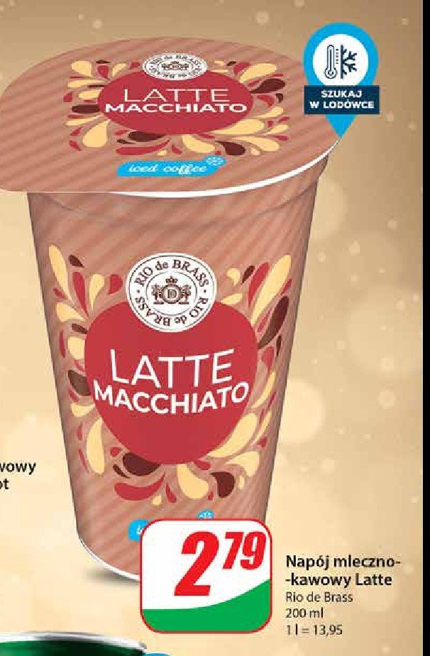 Napój latte macchiato Rio de brass promocja