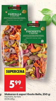 Makaron 6 sapori fischietti promocja w Biedronka