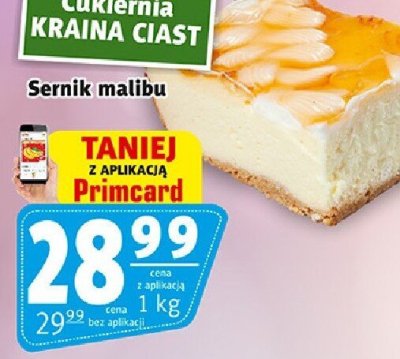 Sernik promocja w Prim Market
