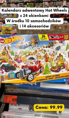 Kalendarz adwentowy Hot Wheels  promocja w Kaufland