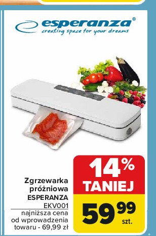 Zgrzewarka ekv001 Esperanza promocja w Carrefour