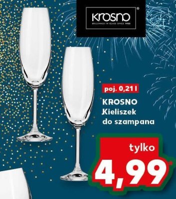 Kieliszek do szampana 180 ml balance Krosno s.a. promocja w Kaufland