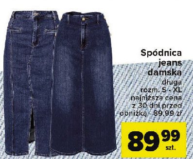 Spódnica damska jeans rozm. s-xl promocja