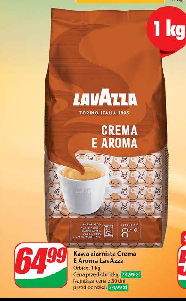 Kawa Lavazza crema & aroma promocja