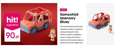 Samochód terenowy  promocja w Pepco