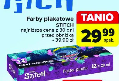 Farby plakatowe stitch promocja