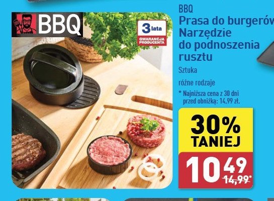 Prasa do burgerów Bbq promocja