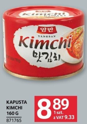 Kapusta kimchi 160 g promocja w Selgros