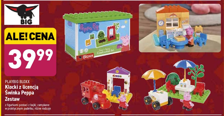 Klocki peppa rezydencja Playbig bloxx promocja