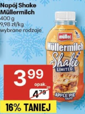 Napój Shake Müllermilch 400 g promocja w Delikatesy Centrum