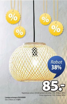 Lampa wisząca SIGVARD promocja w Jysk
