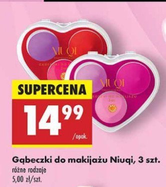 Gąbka do demakijażu Niuqi promocja