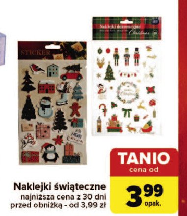 Naklejki świąteczne promocja