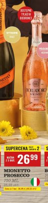 Wino musujące Mionetto Prosecco 750ml promocja w Biedronka