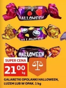 Galaretki w czekoladzie halloween Odra opolanki promocja