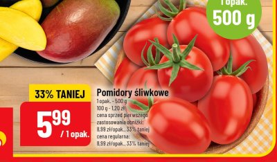 Pomidory śliwkowe promocja w POLOmarket