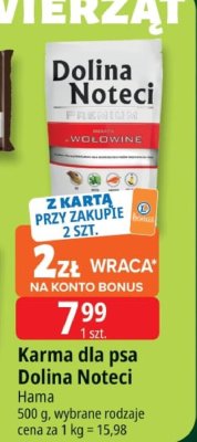 Karma dla psa Dolina Noteci Hama promocja w Leclerc
