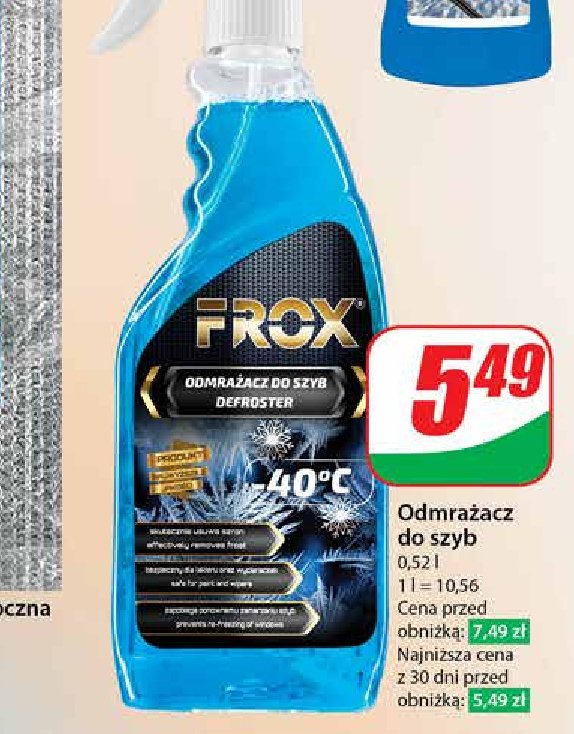 Odmrażacz do szyb FROX LINE promocja