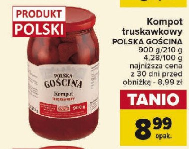 Kompot truskawkowy Polska gościna promocja