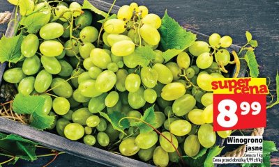 Winogrona jasne promocja w TOPAZ