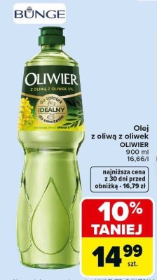 Olej z oliwą z oliwek Oliwier promocja w Carrefour Market