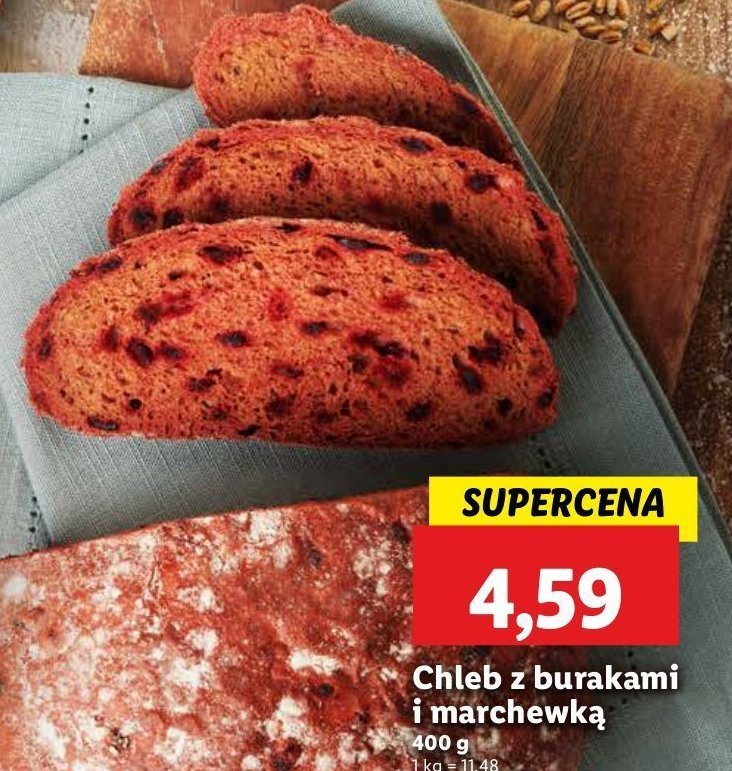 Chleb z burakami i marchewk膮 promocja