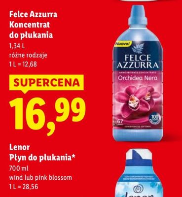 Płyn do płukania Lenor wind lub pink blossom promocja w Lidl