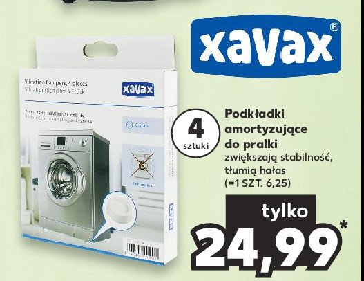 Podkładki antywibracyjne do pralek XAVAX promocja