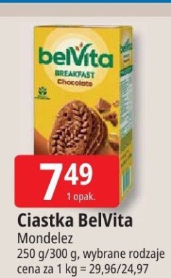 Ciastka belVita Breakfast Chocolate promocja w Leclerc