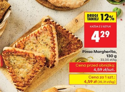 Pinsa Margherita promocja w Biedronka