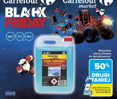Płyn zimowy do spryskiwaczy Motorynka 4l drugi -50% promocja w Carrefour