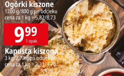 Kapusta kiszona promocja w Leclerc