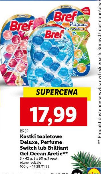 Zawieszka do wc brzoskwinia & czerwone jabłko Bref perfume switch promocja