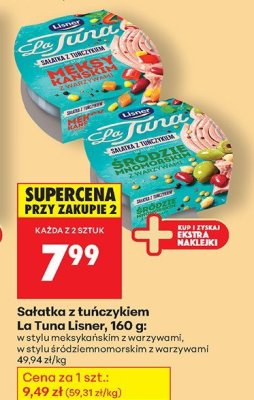 Sałatka z tuńczykiem w stylu meksykańskim z warzywami La Tuna  promocja w Biedronka