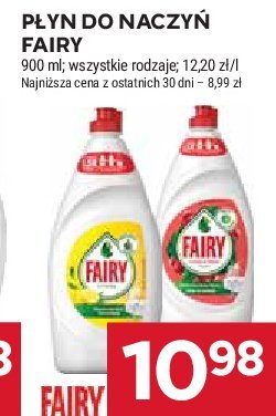 Płyn do mycia naczyń lemon Fairy promocja