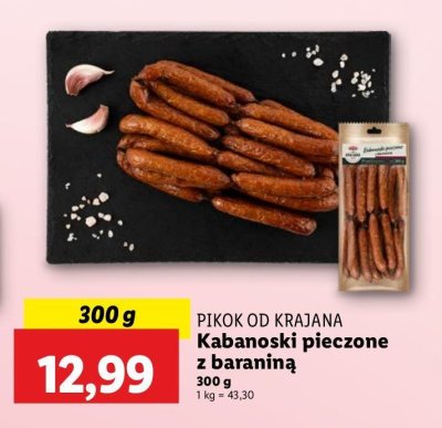 Kabanosy z baraniną Pikok od krajana promocja