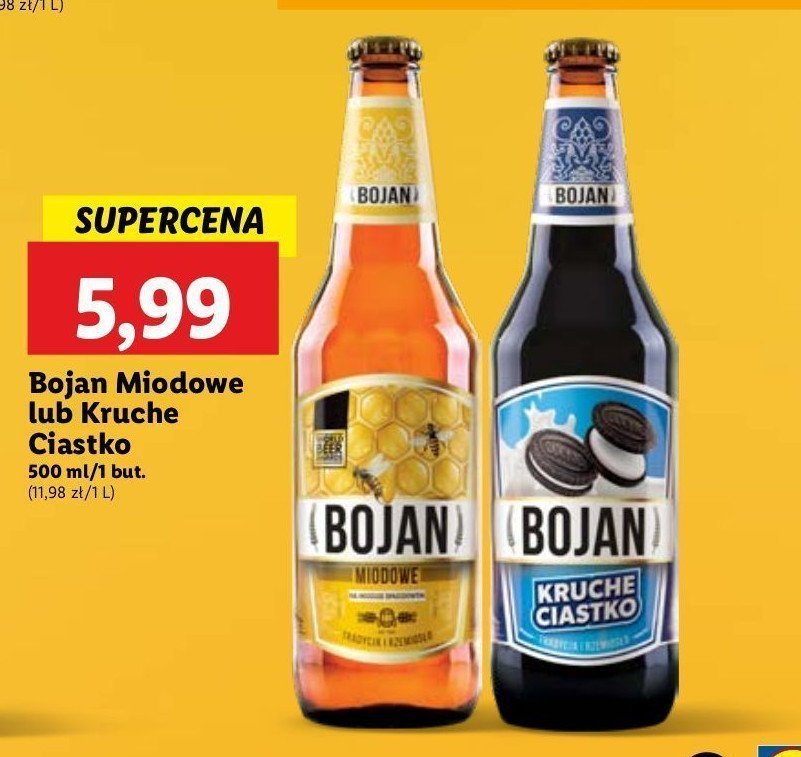 Piwo Bojan ciasto korzenne promocja