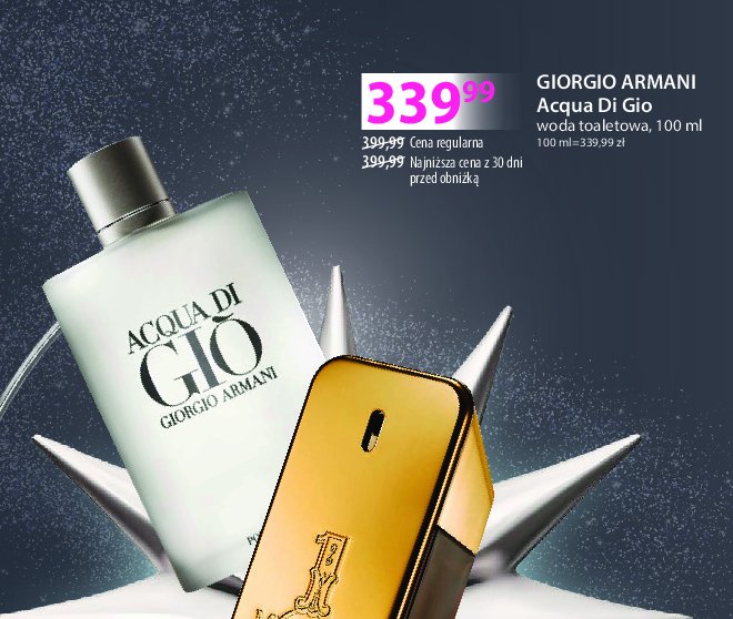 Woda toaletowa Giorgio armani acqua di gio promocja w Hebe