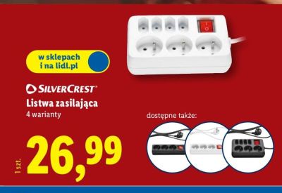 Listwa zasilająca SILVERCREST promocja w Lidl