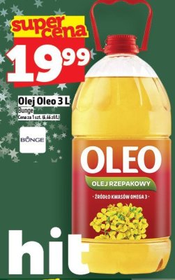 Olej Oleo rzepakowy 3L promocja w TOPAZ