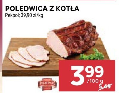 Polędwica z kotła Pękpol promocja w Stokrotka