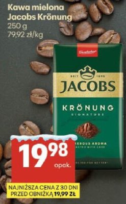 Kawa mielona Jacobs Krönung promocja w Delikatesy Centrum