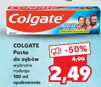 Pasta do zębów Colgate max cavity protection promocja