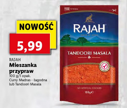 Mieszanka przypraw tandoori masala Kreyenhop rajah promocja