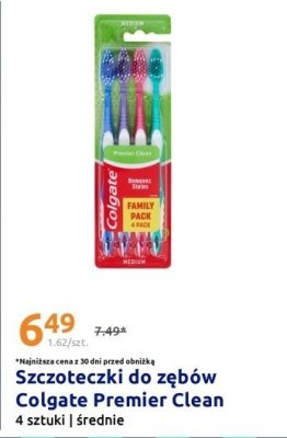 Szczoteczki do zębów Premier Clean średnie 4 szt. promocja w Action