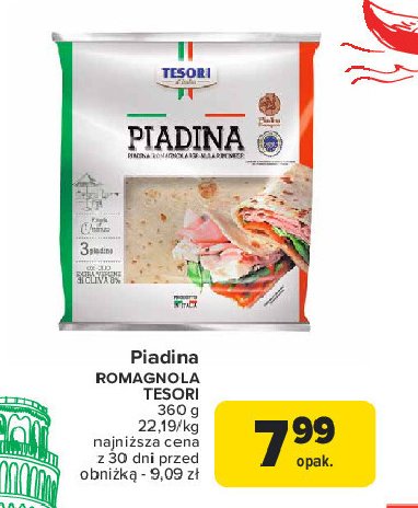 Piadina Tesori d'italia promocja