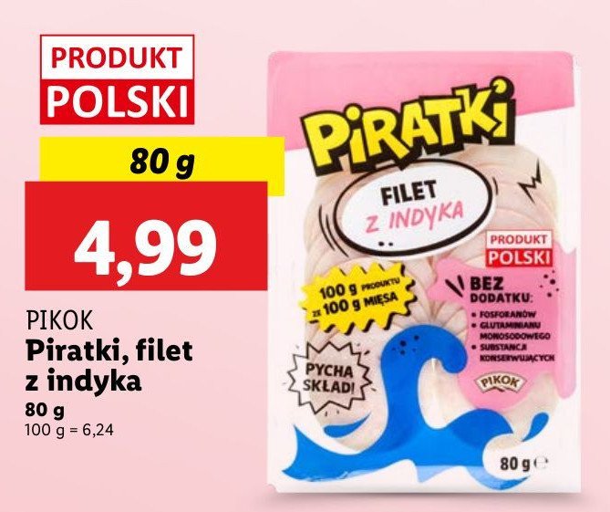 Szynka z fileta indyka Pikok piratki promocja