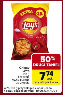 Chipsy LAY'S promocja w Carrefour Express