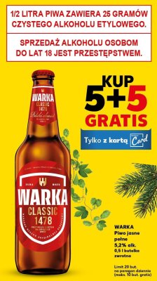 Piwo jasne pełne 5,2%  promocja w Kaufland